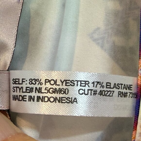 Nanette Lepore Swim Sun Top Crop Rashguard Floral Beach Large - Picture 10 of 12